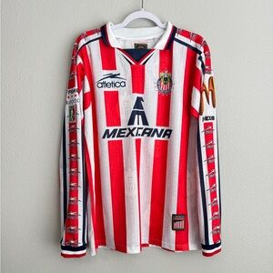 Atletica Chivas 1997/1998 home long sleeve Soccer Jersey